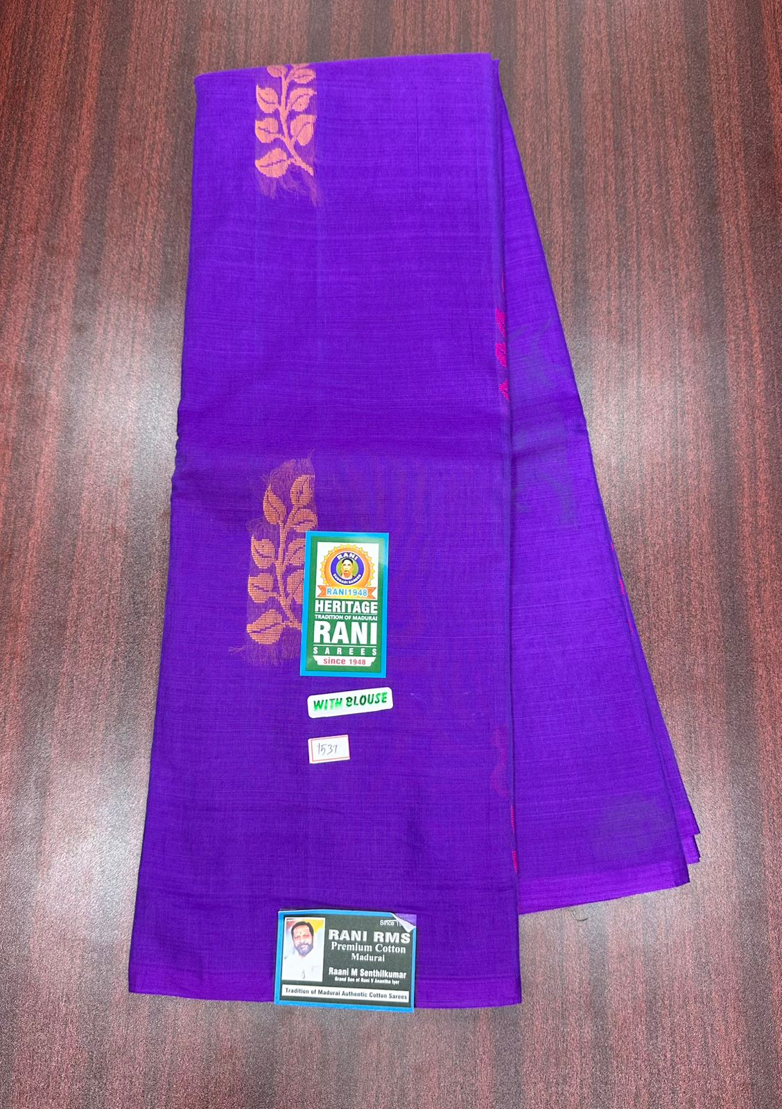 Kanchi Cotton - Rich Cotton - Blue